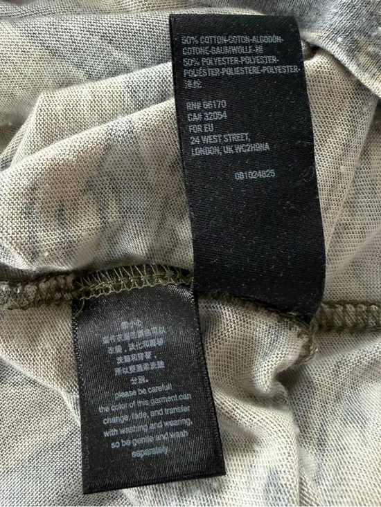 We The Free Free People Anthropologie Camo Long Sleeve Sz XS Oversized - Picture 8 of 8